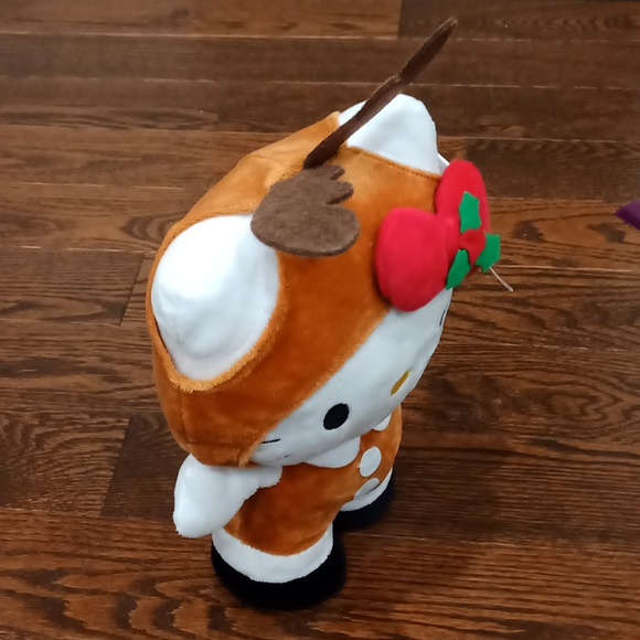 Walking Hello Kitty Christmas Reindeer  Plush Waddler Walker - Picture 4 of 16